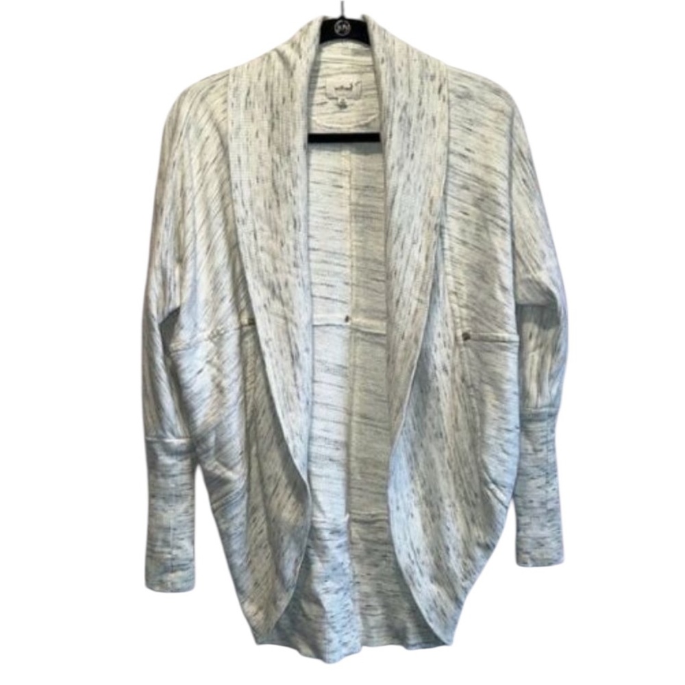 Aritzia Wilfred Diderot Sweater Open Cocoon Cardigan, Space Dye, Extra Small XS